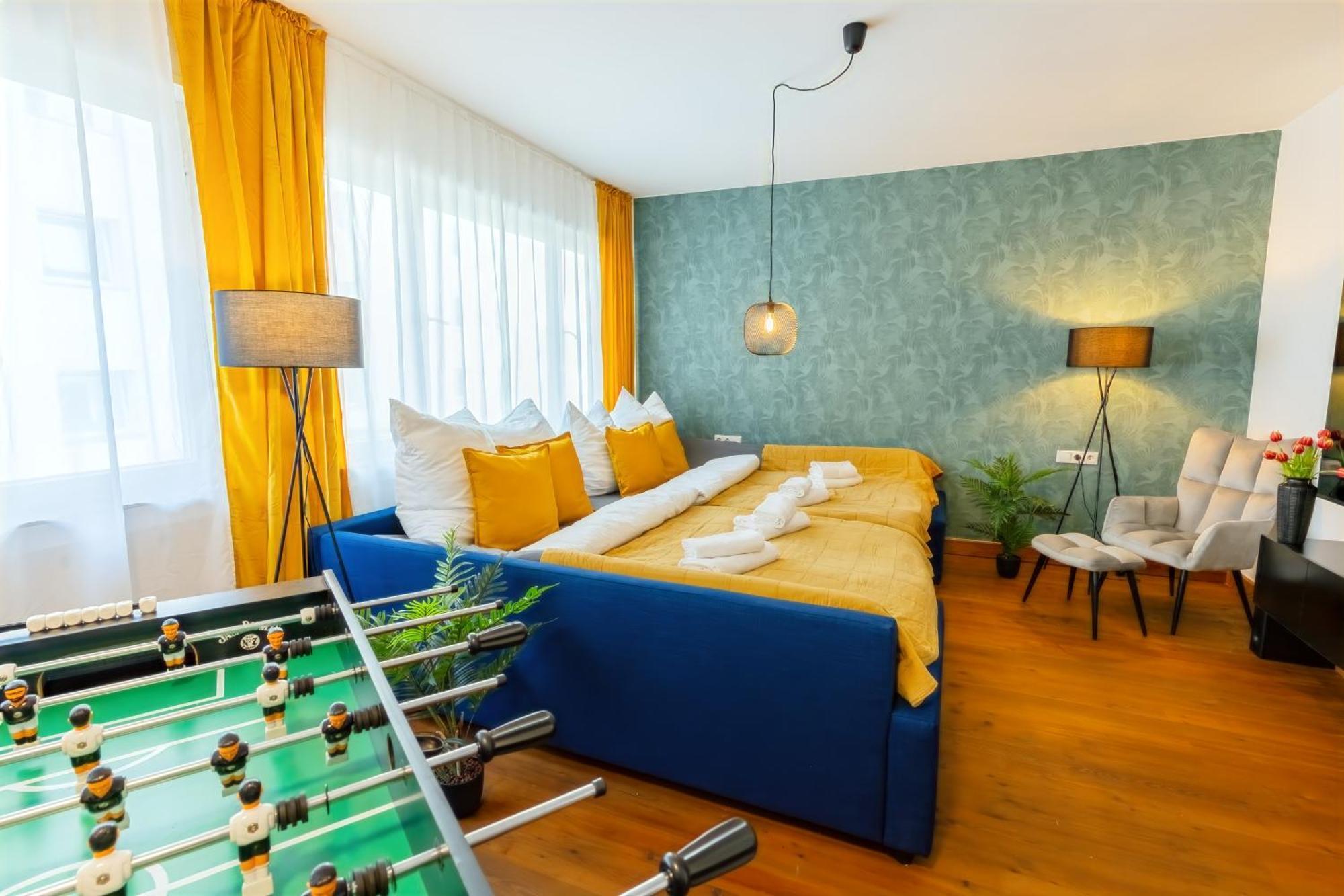 The Big Muenster Fuer Bis Zu 12, Whirlpool, Sauna, Zentral, Tischfussball, Balkon, Gasgrill Ulm Exteriér fotografie